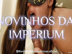 A shy latina teen experiences her first private camera session with a friend