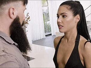 Petite Brunette Teen Apolonia Lapiedra Endures Rough Fucking And Femdom Foot Fetish In 4K