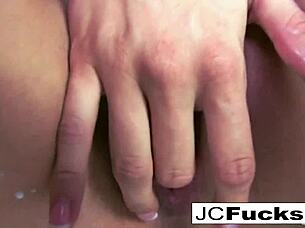 your milk fetish gets highly satisfied by jayden cole's redhead pussy and big tits.