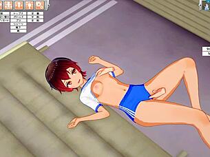 playing koikatsu hentai game three with fun 😊