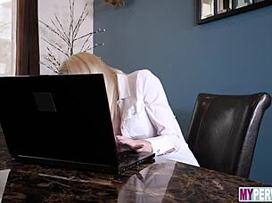 Katie Monroe says, Watch my horror flick with cowgirl and doggystyle