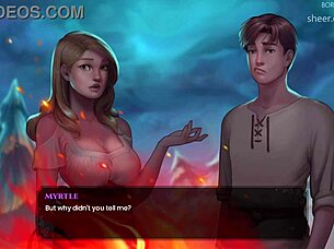 Big tits gypsy and blonde feel excited meeting in the wagon for the first time.