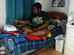 ebony girl learns diaper wetting training