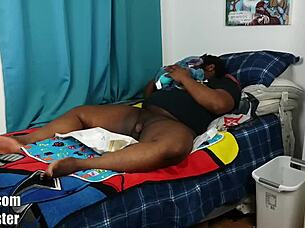 ebony girl learns diaper wetting training