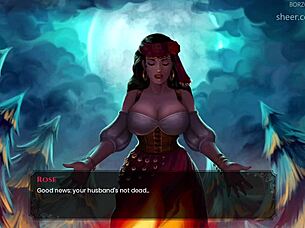 Big tits gypsy and blonde feel excited meeting in the wagon for the first time.