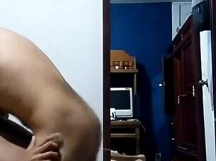 horny young guy rides rough from grindr hookup