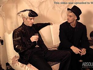 Chris Torres, Chris Diamond, and Lylian Red at Halloween party