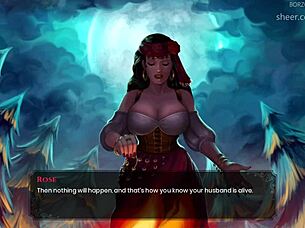 Big tits gypsy and blonde feel excited meeting in the wagon for the first time.