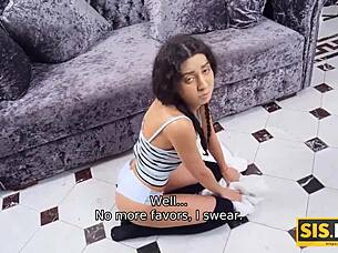 porn fragile belle gets distracted by her horny stepbrother