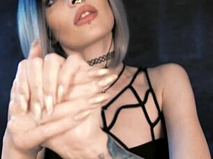 Asmr session with oil and cream