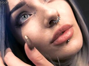 Asmr session with oil and cream