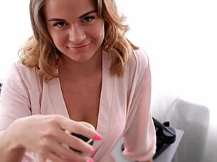 Jenny Manson Squirting During Hardcore Fuck By Boyfriend In Kitchen