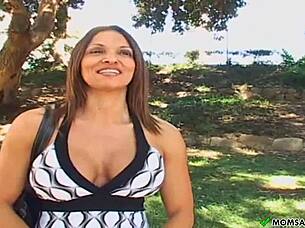 Real Sexy Milf With Big Tits On Street