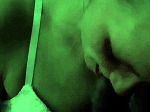 Harmony eagerly sucks Eefah's big black cock