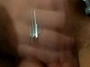 Masturbating again on webcam with my cock