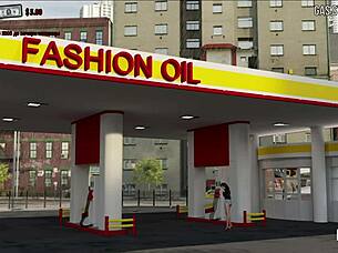 fashionbusiness character takes a naked shower in episode 1 scene 35