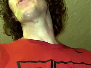 Want to try the gloryhole at the sex shop with a blonde slut?