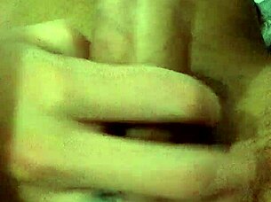 Masturbating again on webcam with my cock