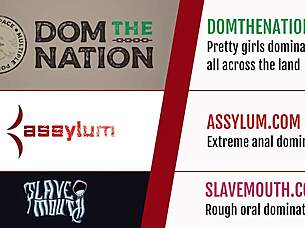 Teen 18+ slave bent over for anus rimming, submitting to master in bdsm bondage