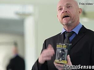 Shemale Says, 'Eat My Trans Pussy with Strapon'