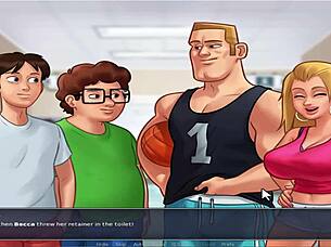 Exploring the uncensored part 1 of Summer Time Saga anime