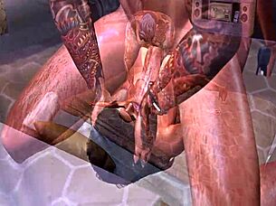 Grant Dynamo and Elektra Kiss in Hardcore Doggystyle with Big Cock Cumshot