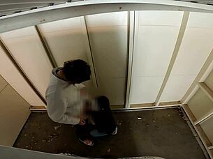 Perverted Asian Wife Blows And Creampies In Garage