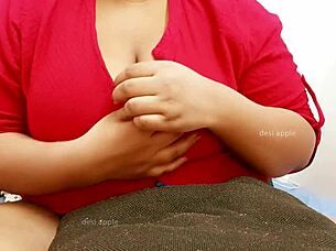 In Westbengal, a bhabhi shares a moment showing her features in a cultural display