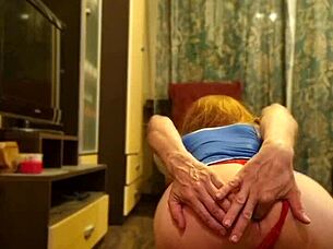 cute sissy monika swallows cum after assfucking and fucking with condom