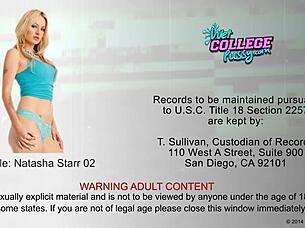 Honey Natalia Starr Teasing Big Tits Before Oral on Monster Cock