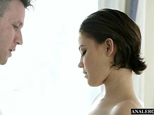 Classy Euro Buttfucked In Passionate Anal Sex