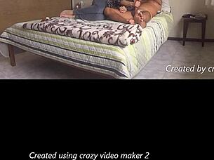 Delicate Amateur Wife Strokes Husband In Homemade Handjob Session.