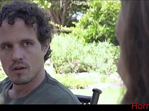 Does my horny stepsister elena koshka save the day with blowjob and riding?