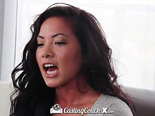 Beautiful Fighter Blows and Fucks in Casting