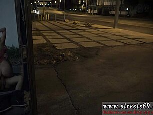 Teen experiences outdoor double penetration for the first time!