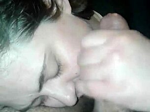 Retro blowjob with facial cumshot 😘