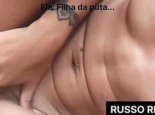 Slim Hot Girl Endures Big Cock with Intense Pleasure