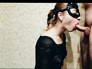 Sexy Amateur Deepthroats Big Cock in Dorm Room Before Doggystyle Fucking Her Big Ass