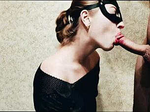 Sexy Amateur Deepthroats Big Cock in Dorm Room Before Doggystyle Fucking Her Big Ass