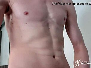 Emotional Solo Handjob In Public Gay Gym Outdoors