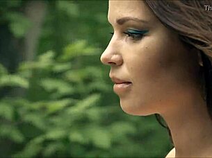 Russian Model Poses In Stunning Fashion Show!