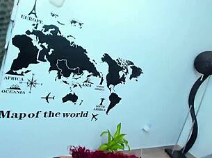 she deepthroats that big black cock until he cums down her throat