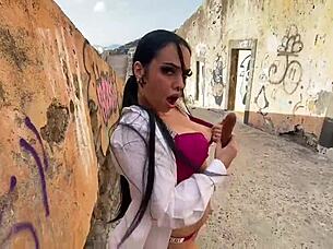 Boyfriend records outdoor masturbation