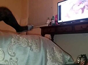 Ebony Black Hammer Sucking Cock With Intense Action!