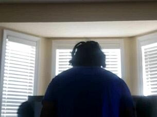 Boogie challenges white girl in a fast-paced interracial scene