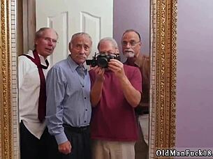 Nerdy Glasses Blonde Frannkie Gets Facial From Gang In Orgy Tag Team