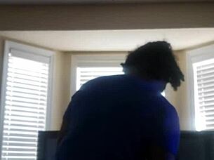 Boogie challenges white girl in a fast-paced interracial scene