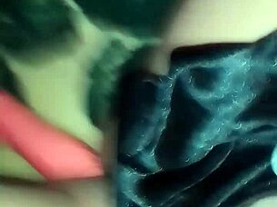 Night Watching Porn Leading To Anal Masturbation And Assfucking.