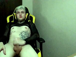 Tattooed Babe Masturbates To Intense Orgasm In Pov