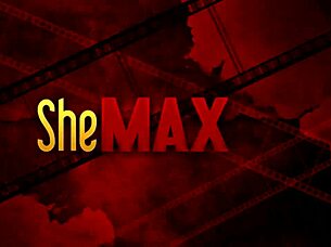 Dark Skinned Shemale Teases Big Shecock On Sofa